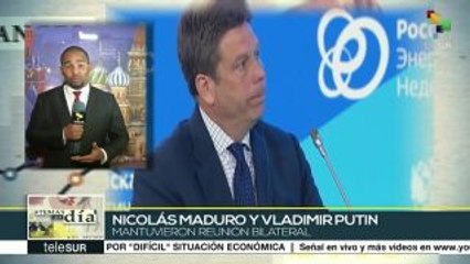 Refuerzan Maduro y Putin relaciones entre Venezuela y Rusia