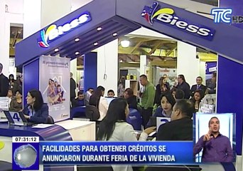 Facilidades para obtener créditos se anunciaron durante feria de la vivienda