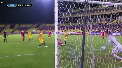 ملخص مباراة سوريا واستراليا 1-1 - مباراة مجنونة جدا - تصفيات كاس العالم -