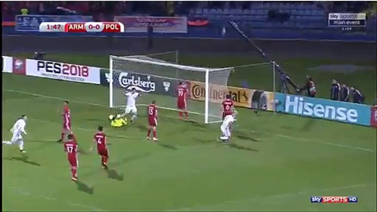 Kamil Grosicki Super Goal HD - Armenia 0-1 Poland 05.10.2017