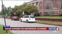 Teacher Suspended After Students Report Inappropriate Assignment