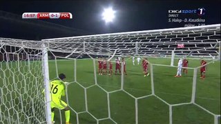 Robert Lewandowski Goal HD - Armenia 0-2 Poland - 05.10.2017