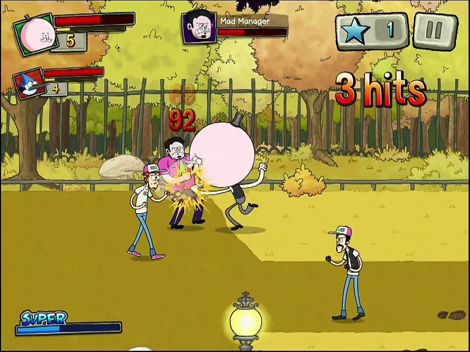 Best Park In The Universe - Regular Show - The Park Level 3 - Walkthrough (Pops & Mordecai) HD