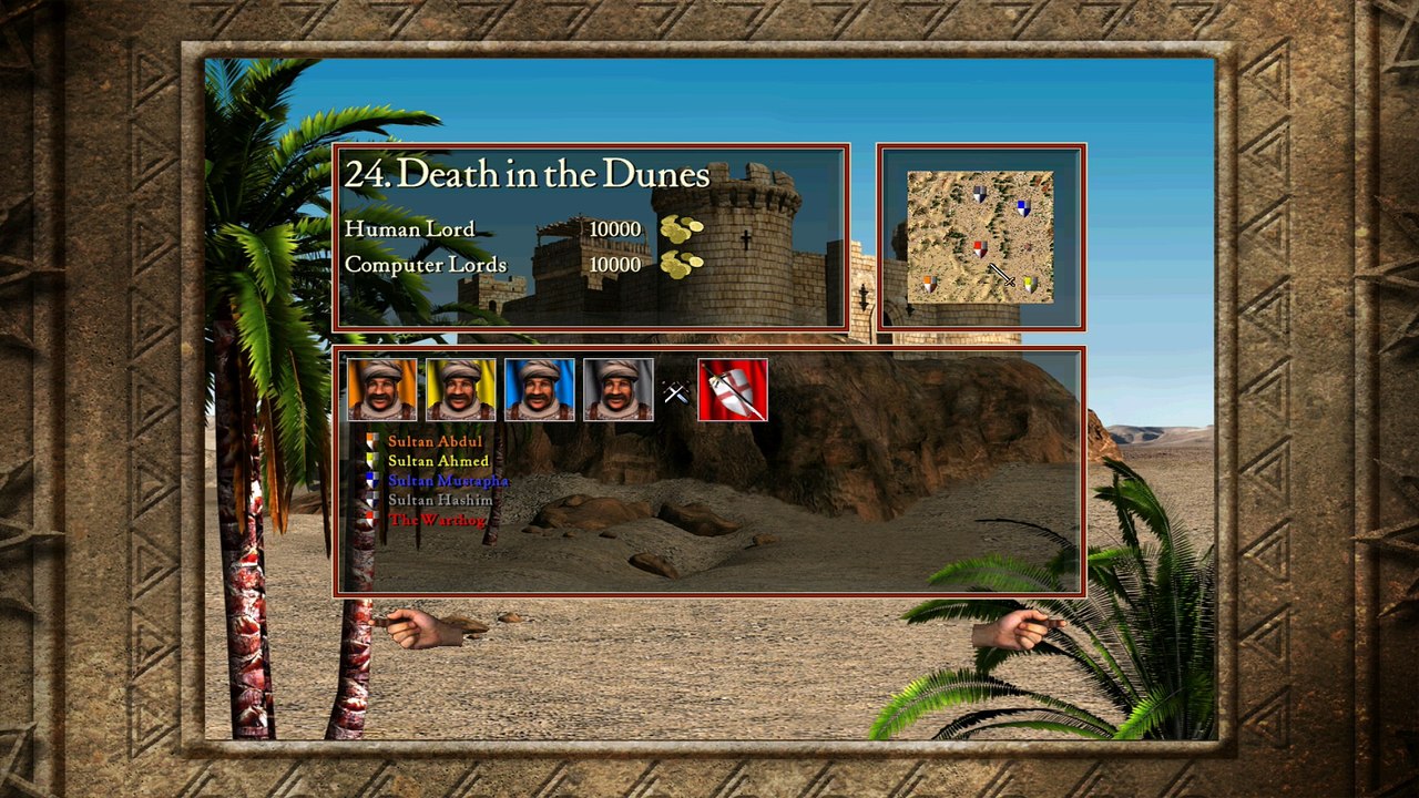 Stronghold Crusader Mission 24. Death in the Dunes| Let's Play