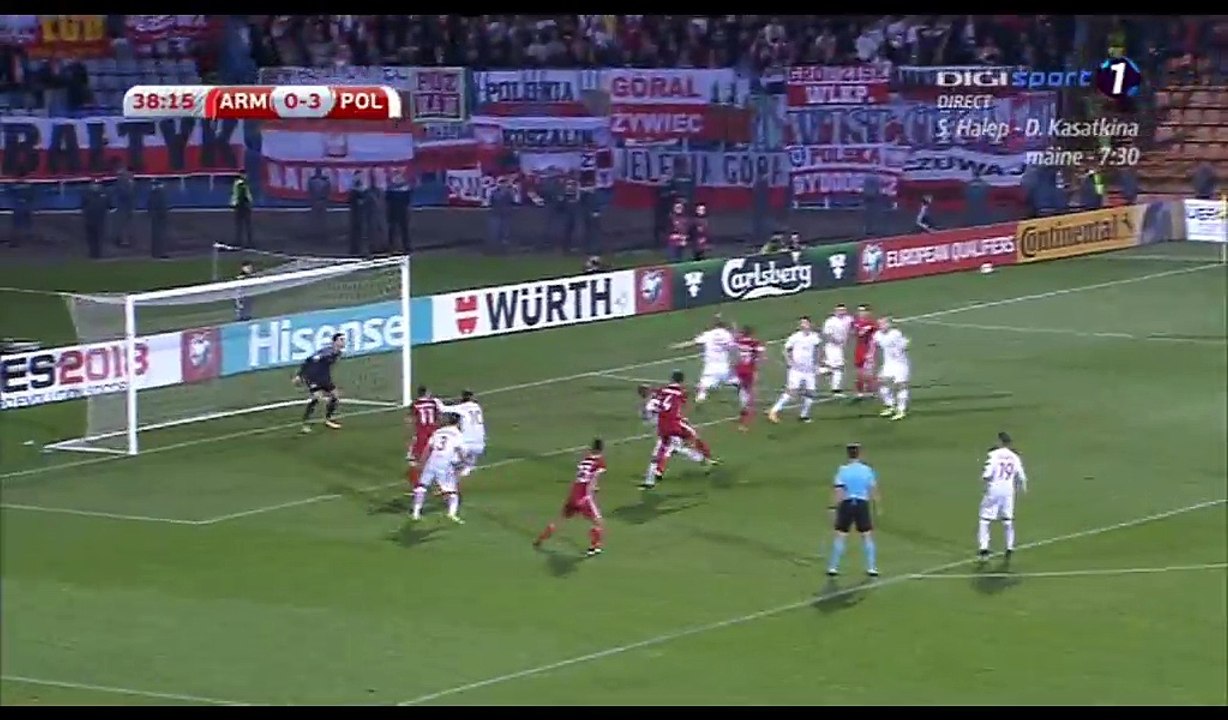 Hovhannes Hambardzumyan Goal HD - Armenia 1-3 Poland - 05.10.2017