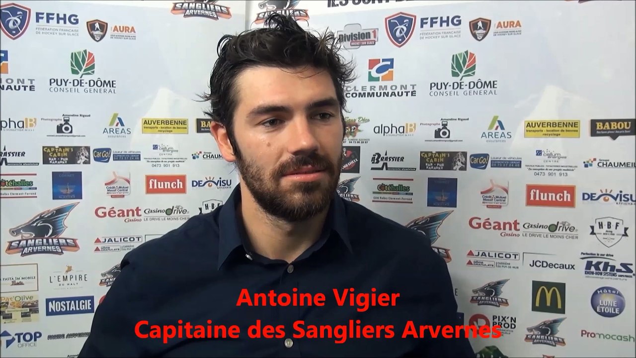 Hockey sur glace 2017-09-30 Interviews -  Commentaires à chaud après rencontre Clermont VS Limoges - D2