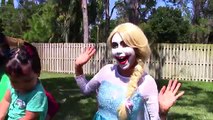 Crying Baby Elsa Baby sick visits doctor w/ Frozen Elsa, Joker Girl, Bad Baby, Maleficent,Pocahontas