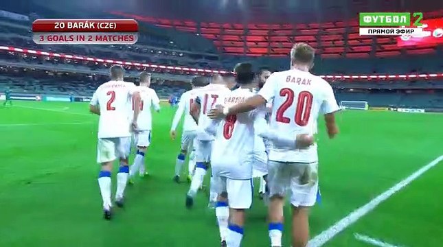 Antonin Barak Goal HD - Azerbaijan	1-2	Czech Republic 05.10.2017