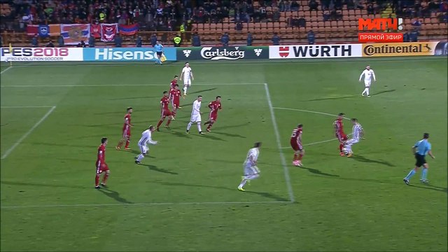 1-5 Robert Lewandowski Goal FIFA WC Qualification UEFA Group E - 05.10.2017 Armenia 1-5 Poland