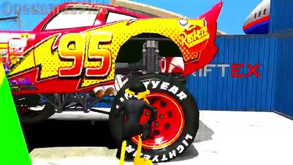 Disney cars Wingo and Lightning McQueen Transformer Stinger & Daffy Duck Childrens Songs