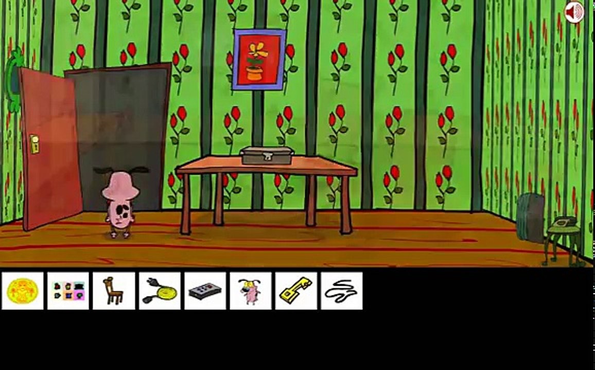 Coraje el Perro Cobarde Saw Game (Solución)