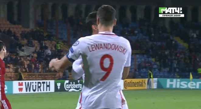 Rafal Wolski GOAL - Armenia 1-6 Poland 05.10.2017