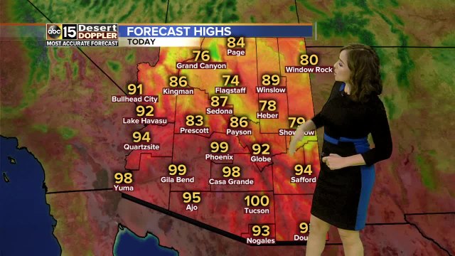 Flirting with triple digits in the Valley on Thursday