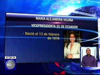 Perfil Vicepresidenta encargada