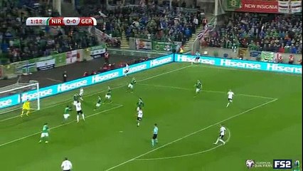 Northern Ireland 0  -  1 Germany 05/10/2017 Sebastian Rudy Super Goal 2' World Cup Qualif HD Full Screen .