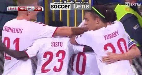 Christian Eriksen Goal HD - Montenegro 0-1 Denmark 5/10/2017 HD