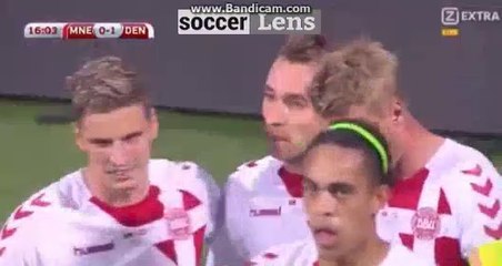 Christian Eriksen Goal HD - Montenegro 0-1 Denmark 5/10/2017 HD