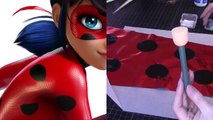 Ladybug Costume Tutorial - Textured Bodysuit   Gloves & Shoe Covers