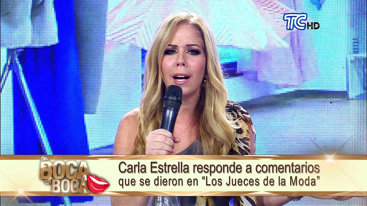 Carla Estrella responde a comentarios que se dieron en “Los Jueces de la Moda”