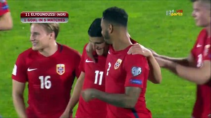 0-4 Mohamed Elyounoussi Goal FIFA  WC Qualification UEFA  Group C - 05.10.2017 San Marino 0-4 Norway