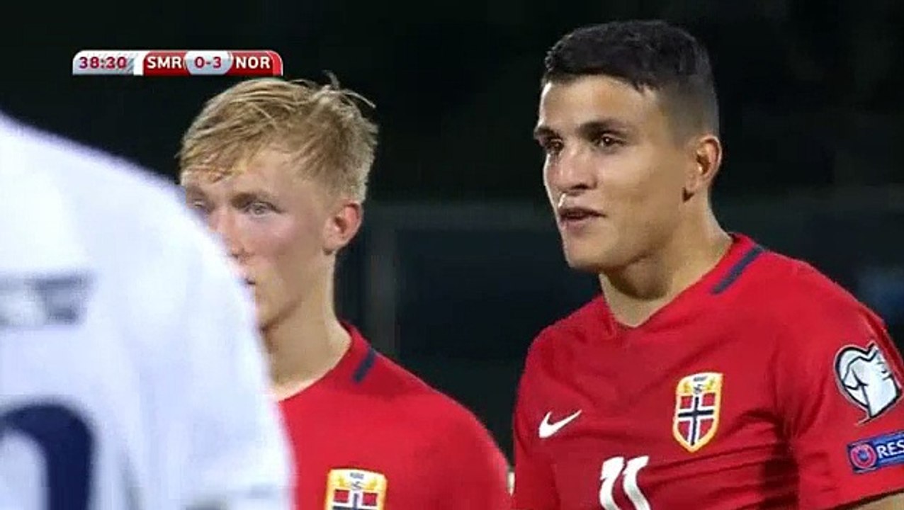 San Marino 0 - 4 Norway 05/10/2017 Mohamed Elyounoussi Super Goal 40' World Cup Qualif HD Full Screen .