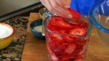 Rhubarb Strawberry Crisp - A Fathers Day Dessert Recipe