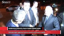 Kılıçdaroğlu oğlunun yemin töreni için Sivas'a geldi