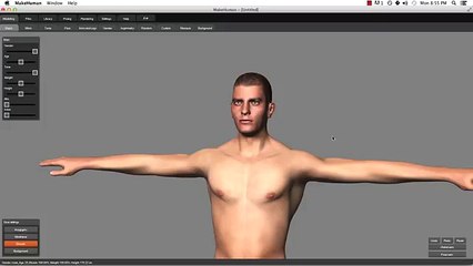 Quick Charer Creation in MakeHuman