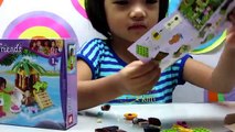 LEGO Friends Andrea Floating Pet House, Olivia Tree House Toy Unboxing - Kiddie Toys