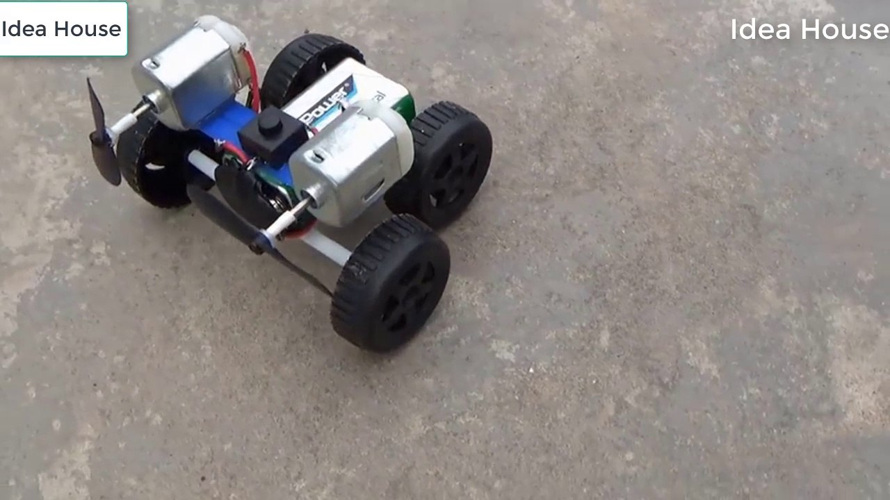 How To Make a Car - Powered Car - Very Simple