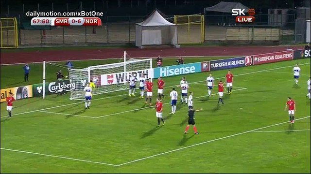 Mohamed Elyounoussi Hat-trick Goal HD - San Marino 0 - 7 Norway - 05.10.2017 (Full Replay)