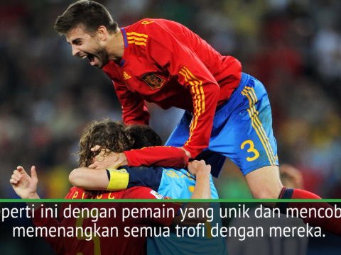 SOSIAL: Sepakbola: Pique 'Bangga' Bermain Untuk Spanyol Meski Mendapat Ejekan