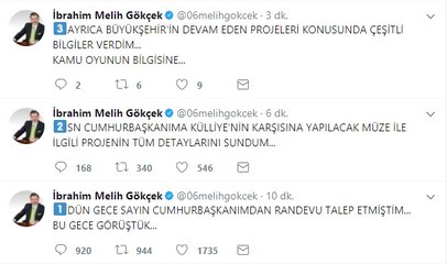 Melih Gökçek, Erdoğan'la Görüşmesinin Ardından İlk Açıklamayı Yaptı