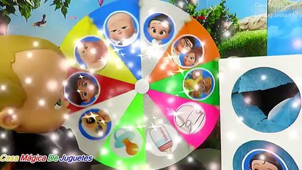 Juego de Ruleta Sorpesa de Un Bebé en Pañales Bebé Jefazo Juega con Ruleta Boss Baby en Español