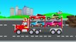 Fun Race McQueen Cars & Mack Truck Transportation Learn Colors Disney Cars Cartoon for Kids