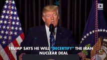 Trump expected to 'decertify' Iran nuclear deal next week