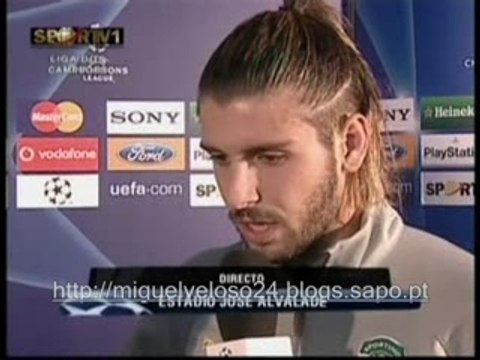 Declarações Sporting x Roma