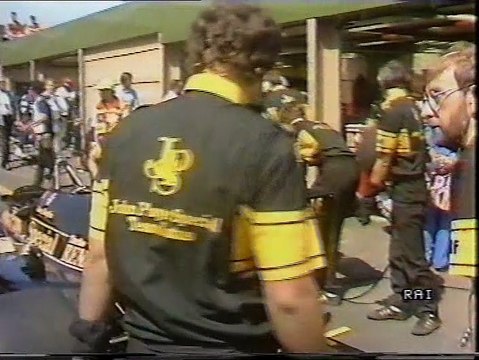 Gran Premio del Belgio 1986: Ritiri di K Rosberg, Dumfries, Boutsen e Ghinzani e pit stop di Patrese