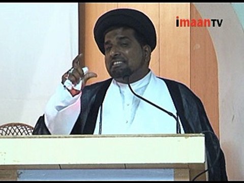 Maulana Noor Ali Abidi at Eid e Ghadeer function at Rizvi College, Mumbai.