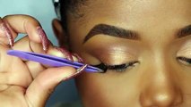 How To: Apply False Eyelashes & Individual Lashes | Ellarie