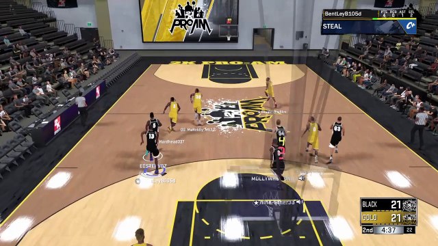 2k18 90 overall sg pro am game play triple double