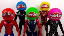 Play-Doh Surprise Superhero Body Learn Colors Finger Family Nursery Rhymes For Kids Modelling Clay