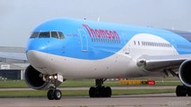 Thomson Airways Boeing 767-300 Takeoff at MAN