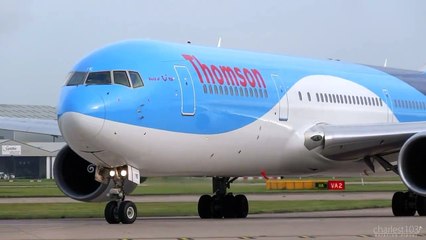 Thomson Airways Boeing 767-300 Takeoff at MAN