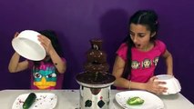 Bad Baby Gross Chocolate Fountain Challenge !! family fun vlogs