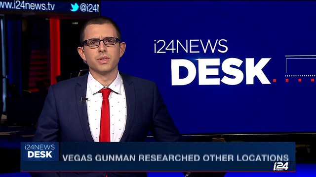 i24NEWS DESK | Vegas gunman researched other locations | Thursday, October 05th 2017