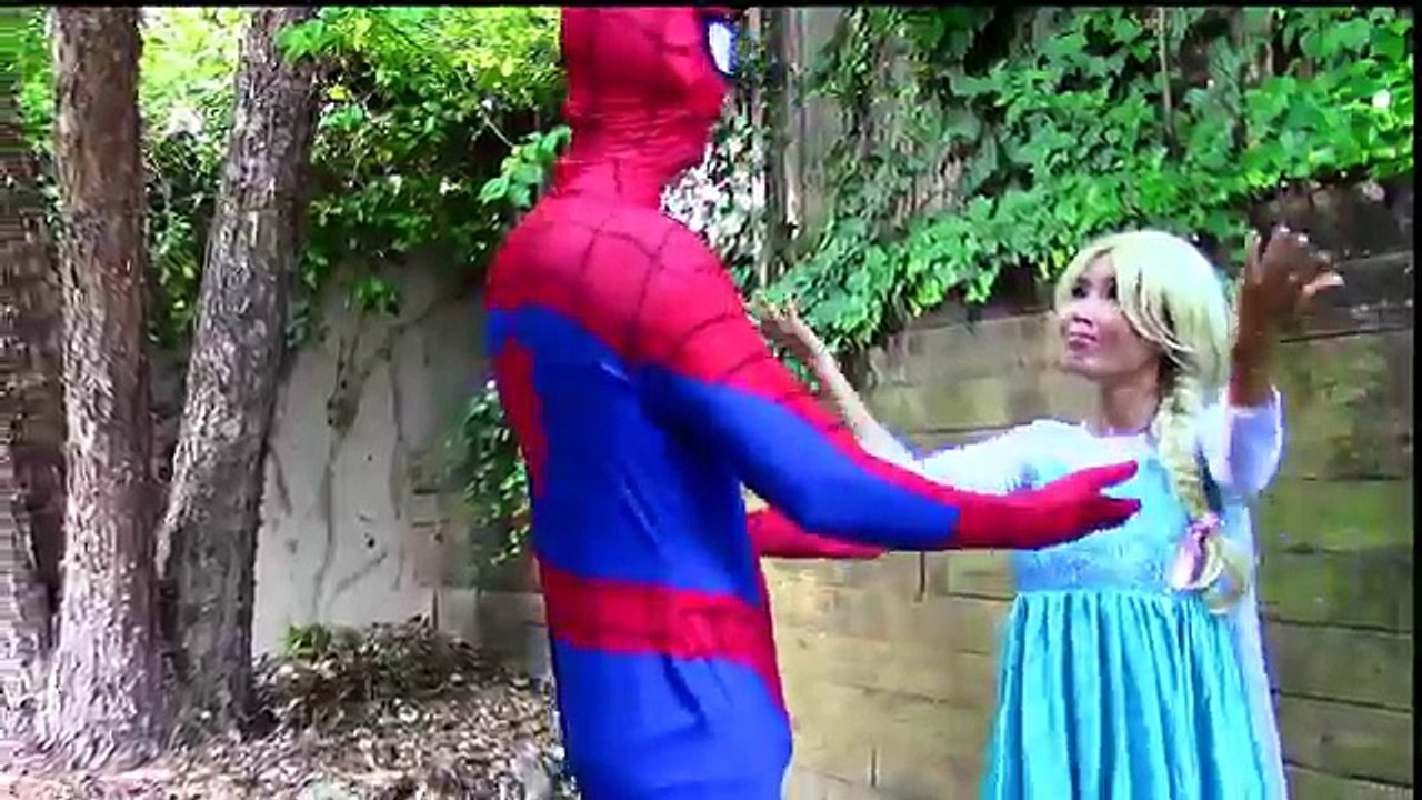 Elsa, Joker, Spiderman & Maleficent in love?!? Funny superhero video