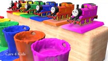 Learn Colors with Thomas Train Toy and Colors for Kids - Cars Superheroes for babies children