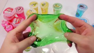 Learn Colors How To Make Rainbow Colors Jelly Monster Slime Foam Clay Toys DIY