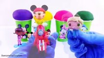 Lion Guard Team Umizoomi Mickey Mouse Play-Doh Ice Cream Clay Foam Cups Learn Colors Episodes